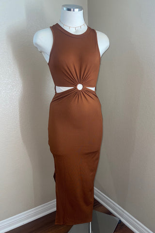 Havana Dress(Brown)